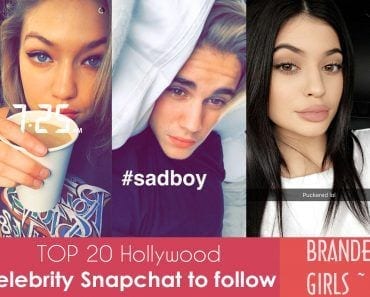 hollywood celeb snapchtas