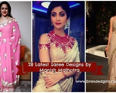 latest manish malhotra saree collection 2017