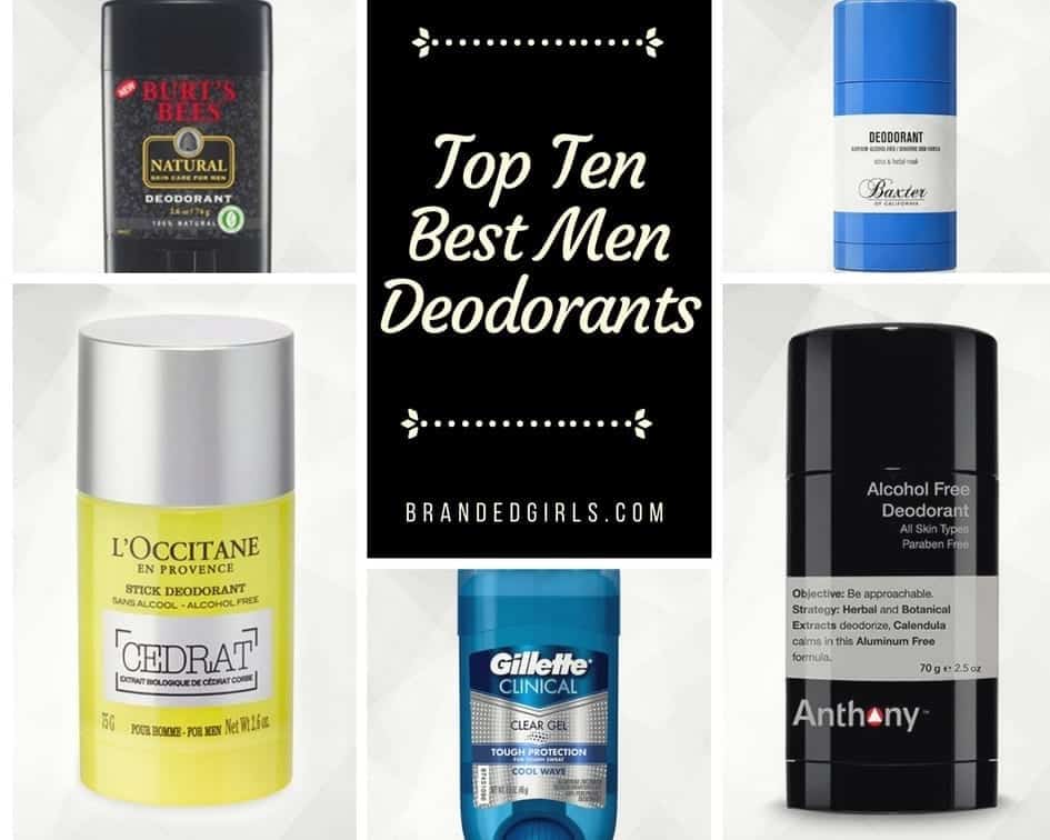 Branded Girls — Top Ten Best Deodorants for Men in 2018