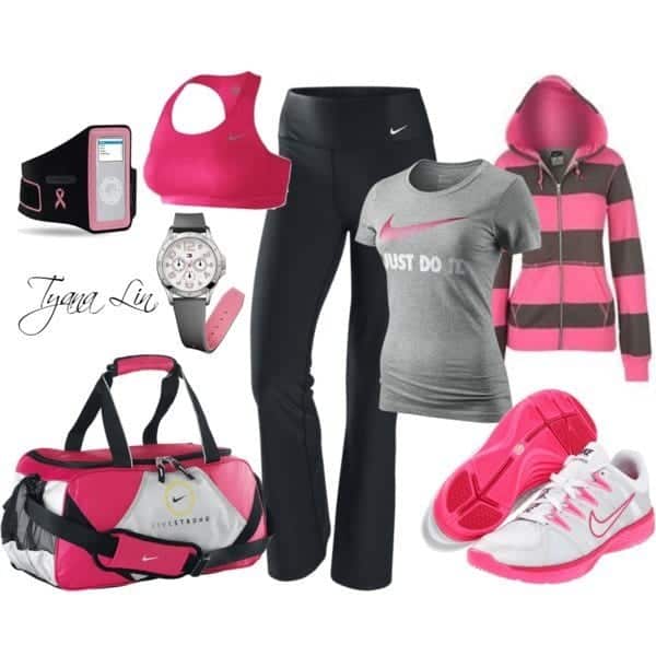 Winter Workout Outfits-15 Cute Winter Gym Outfits for Women