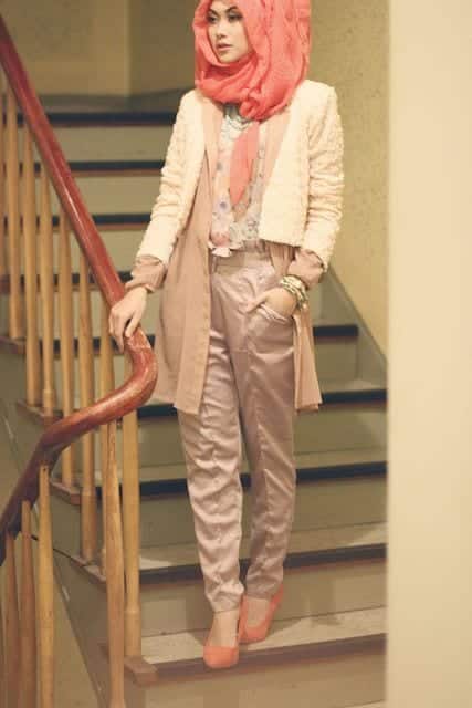 Hijab Party Style-22 Elegant Ways to Wear Hijab for Parties
