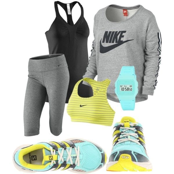 Winter Workout Outfits-15 Cute Winter Gym Outfits for Women