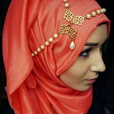 how to wear hijab for party