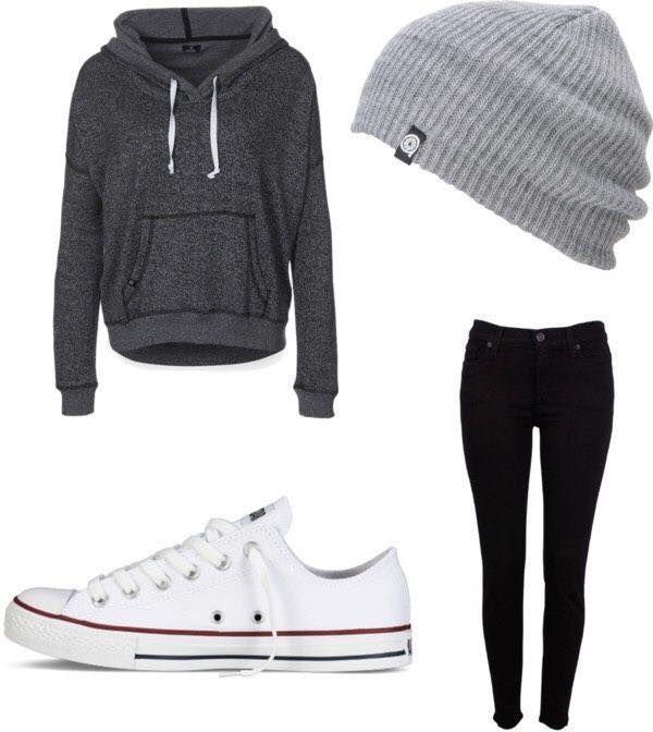 teenage-girls-outfits with converse
