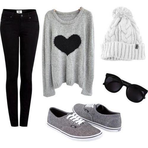 17 Latest Style Winter Outfit Combinations for Teen Girls