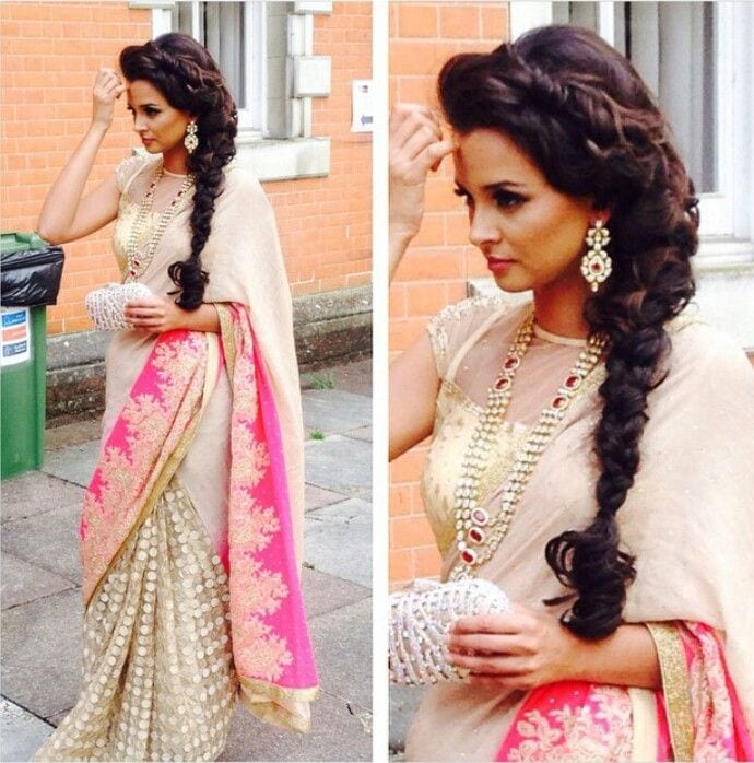 Hairstyles For Saree 20 Cute Hairstyles To Wear With Saree