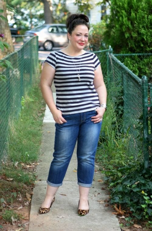 15 Cute Outfits with Skinny Jeans for Plus Size Ladies