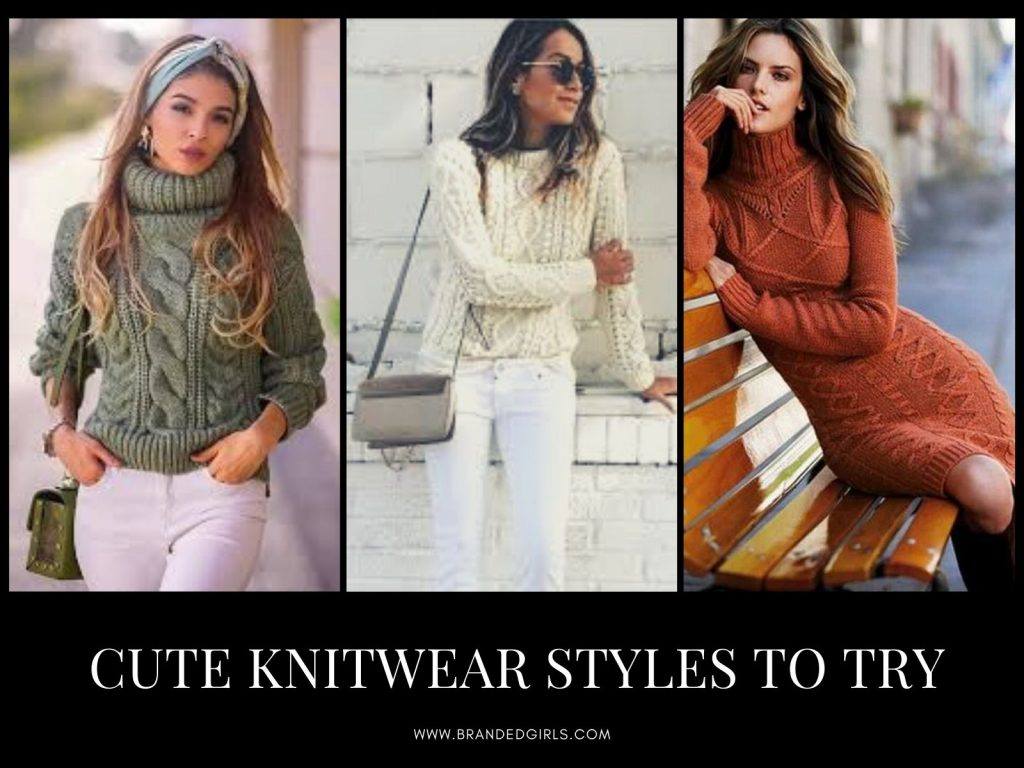 18 Cute Outfits to Wear With Knitwear for Girls this Winter