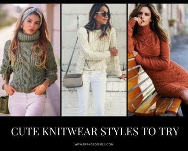 18 Cute Outfits to Wear With Knitwear for Girls this Winter