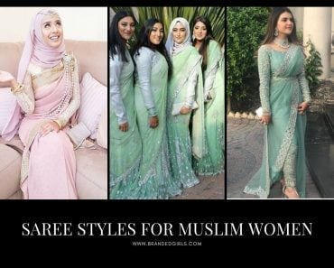 Modest Saree Styles-15 Latest Saree Designs For Muslim Women