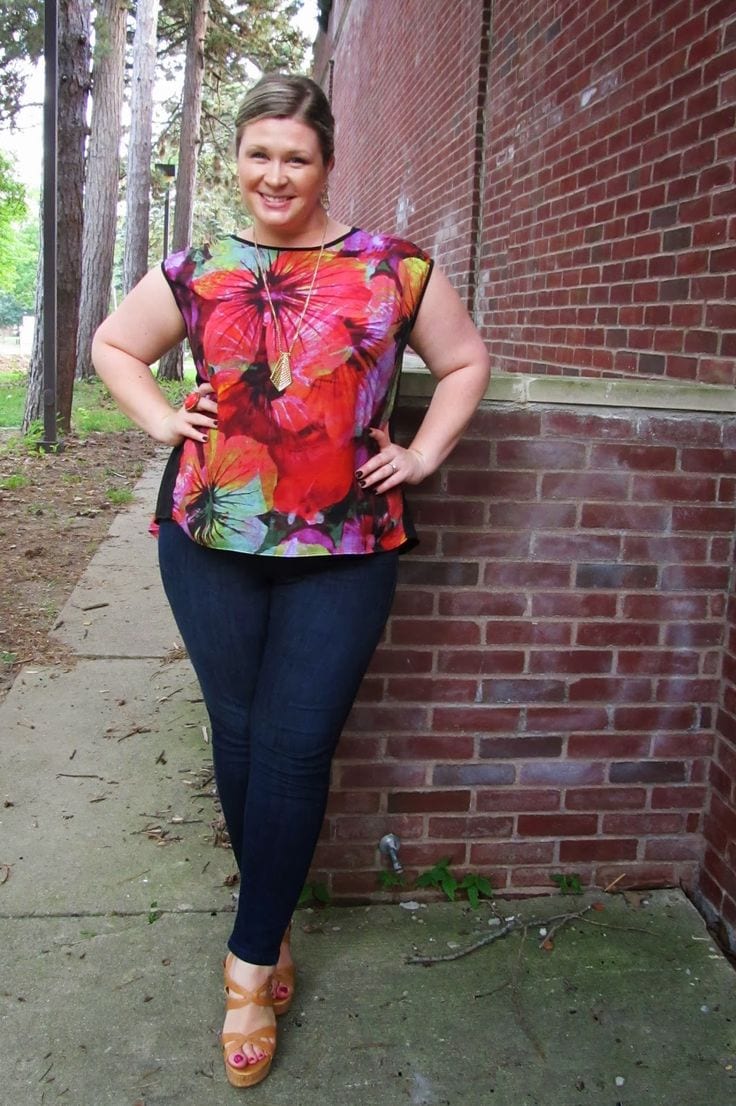 Plus Size Ladies Outfits with Skinny Jeans (7)