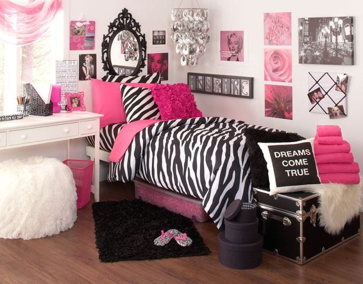 18 Cute Pink Bedroom Ideas for Teen Girls-DIY Decoration Tips