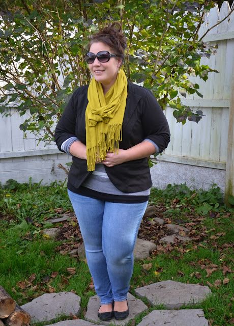 15 Cute Outfits with Skinny Jeans for Plus Size Ladies