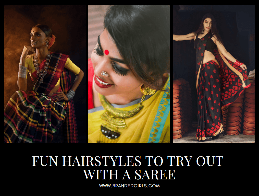 Hairstyles for Saree -20 Cute Hairstyles to Wear with Saree