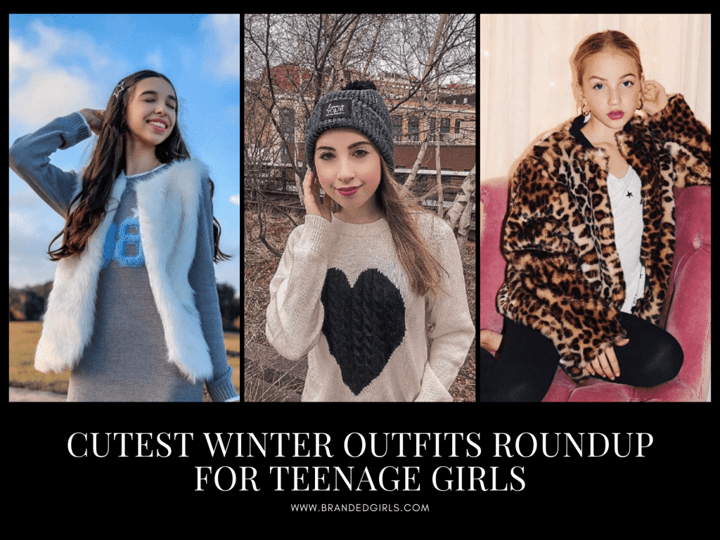 17 Latest Style Winter Outfit Combinations for Teen Girls