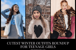 17 Latest Style Winter Outfit Combinations for Teen Girls