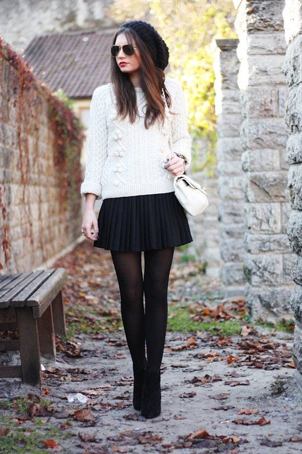 Cute Skater Skirts Outfits -20 Ways to Wear Skater Skirts 
