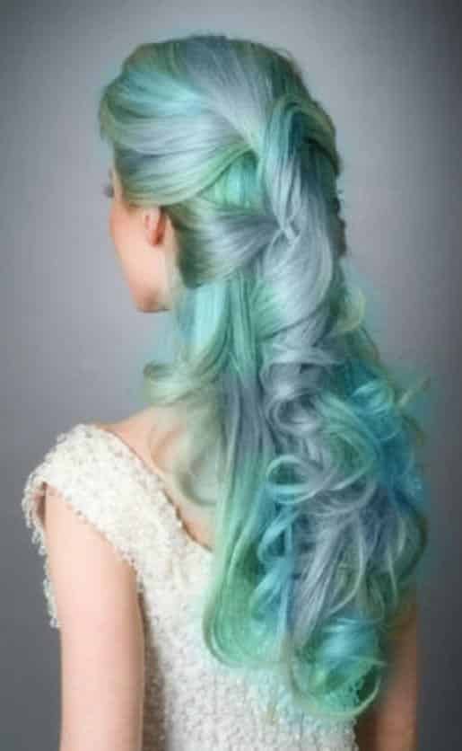 Green hairstyles for girls (11)