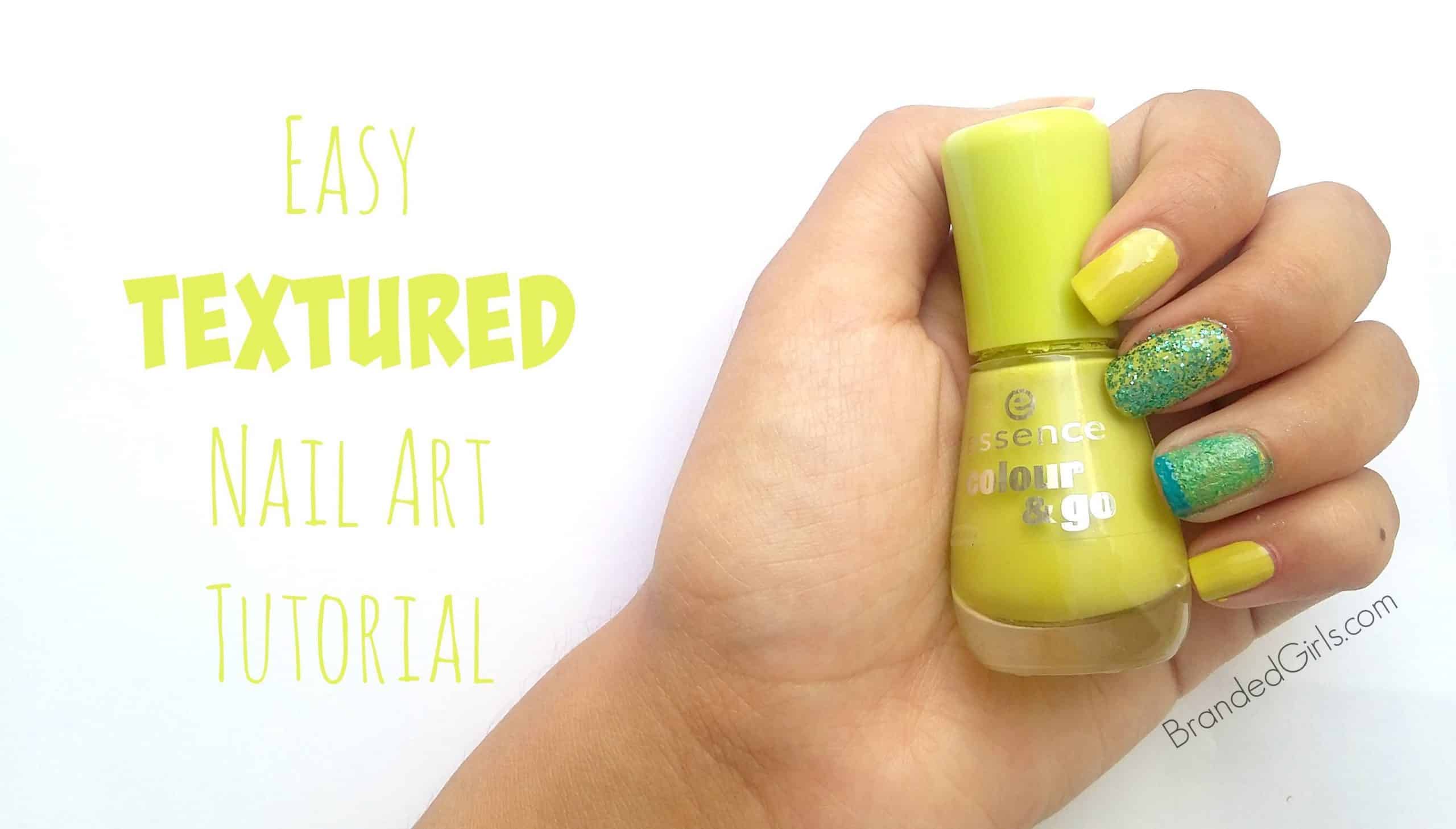 Easy Diy Textured Nail Art Design Step By Step Tutorial Easy Diy Textured Nail Art Design Step By Step Tutorial