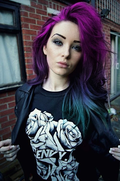 Purple Hairstyles These 50 Cute Purple Shade Hairstyles You