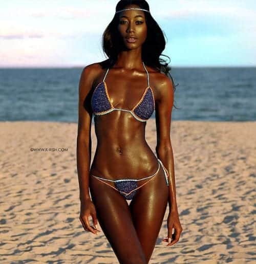 18 Swimwear Outfits For Dark Complexion Ladies- Bikini Style