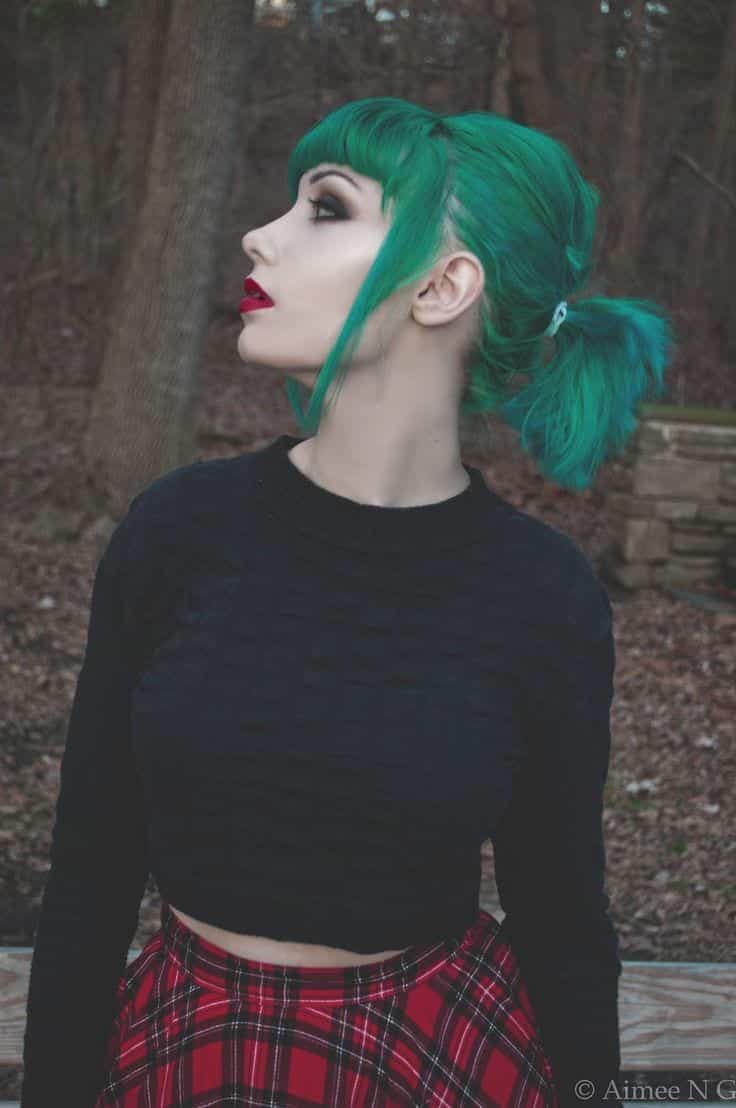 Latest Green Hairstyles-These 23 Shades of Green Hairs you 