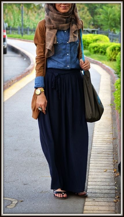 Hijab Skirt outfits 24 Modest Ways to Wear Hijab with Skirts