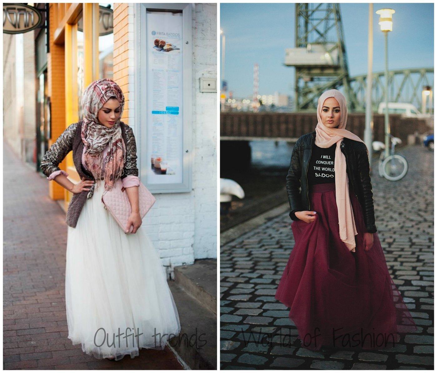 Hijab Skirt outfits-24 Modest Ways to Wear Hijab with Skirts