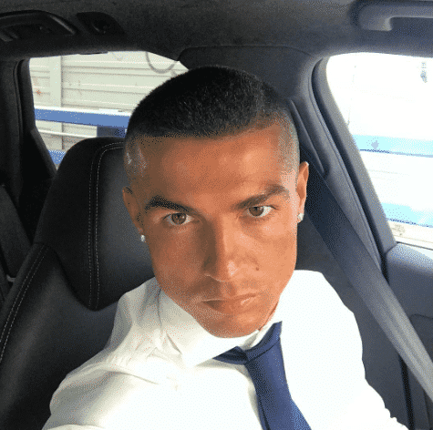 christano ronaldo hair