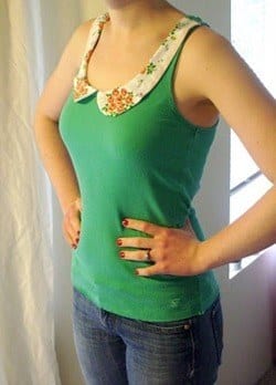 diy sleeveless collar design