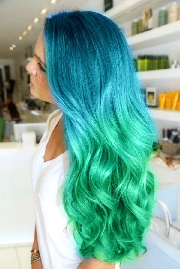 Latest Green Hairstyles These 23 Shades Of Green Hairs You