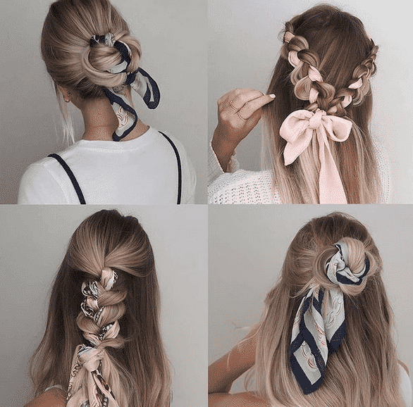 trendy ways to wear a scarf 7