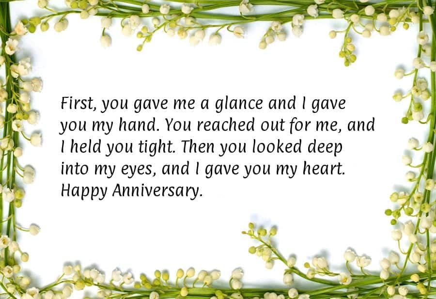 wedding-messages-wishes-first-you-gave-me-a-glance-and-i-gave-you-my-hand