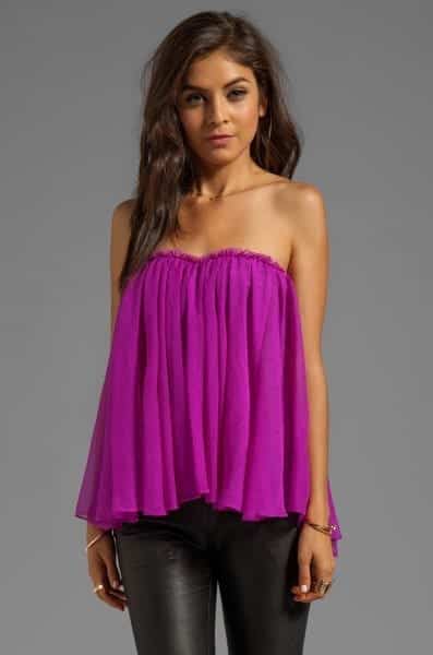  Ideas How to Wear Strapless Tops
