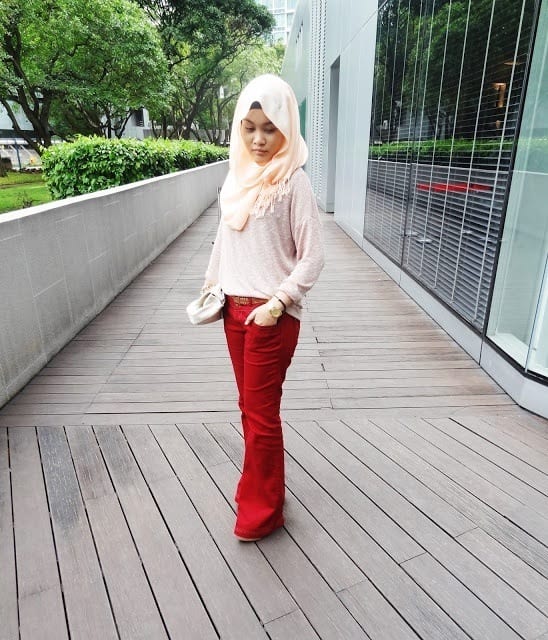 Hijab with Palazzo Pants-20 Ways to Wear Palazzo Pants Modestly