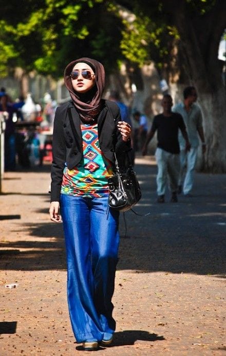 Hijab with Palazzo Pants-20 Ways to Wear Palazzo Pants Modestly