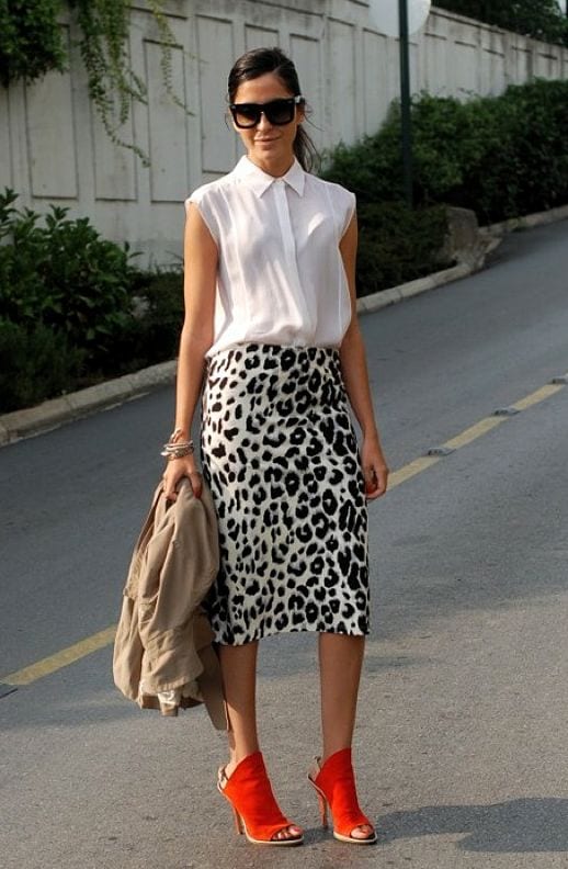 Different types of shoes with a variety of skirts (12)