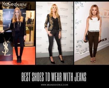 Stylish shoes with Denim