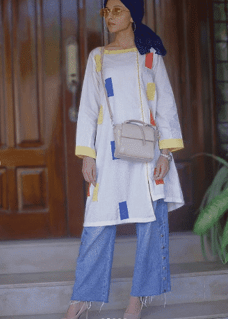 how to wear hijab casual outfit