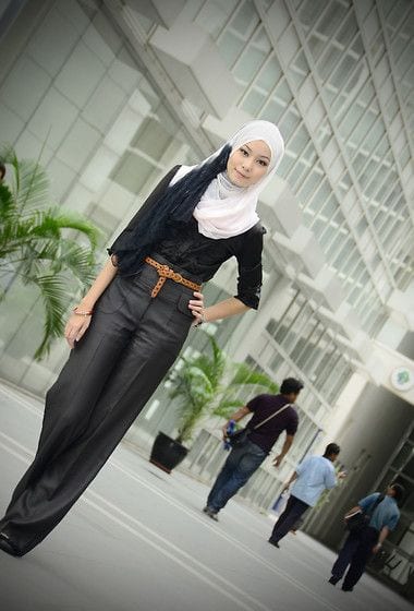 Hijab with Palazzo Pants-20 Ways to Wear Palazzo Pants Modestly