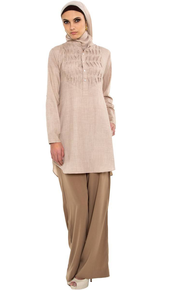 How to wear hijab with palazzo pants? (12)