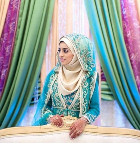 Bridal Hijab For Weddings- 20 Hijab Styles For Muslim Brides