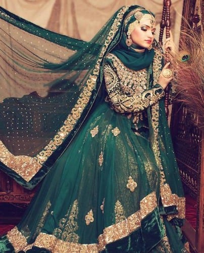 Bridal Hijab For Weddings- 20 Hijab Styles For Muslim Brides