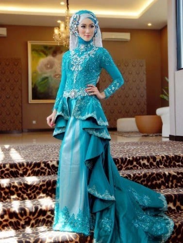 Wedding Hijab Styles-20 Simple Hijab Fashion for Wedding
