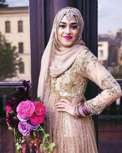 Wedding Hijab Styles-20 Simple Hijab Fashion for Wedding