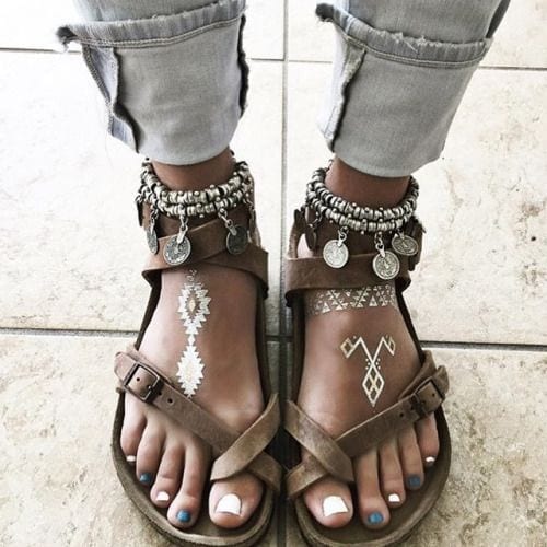 Ideas to Wear Ankle Chains