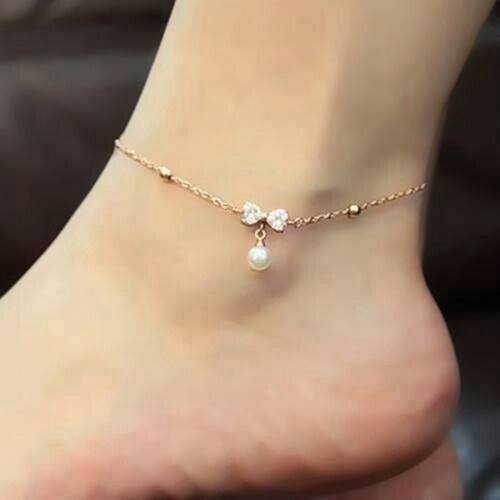 24 Latest Ankle Chain Designs & Ideas on How to Wear Anklets