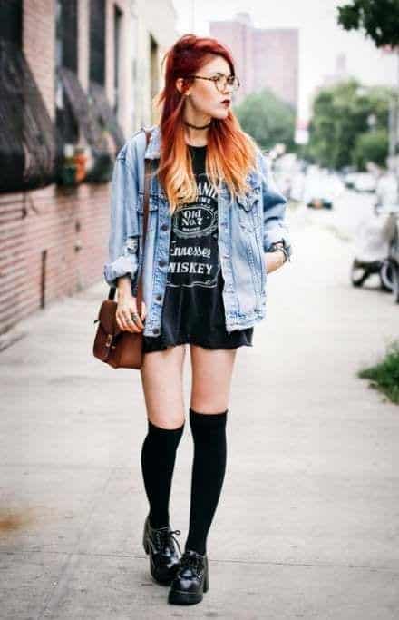 Denim jacket outfit