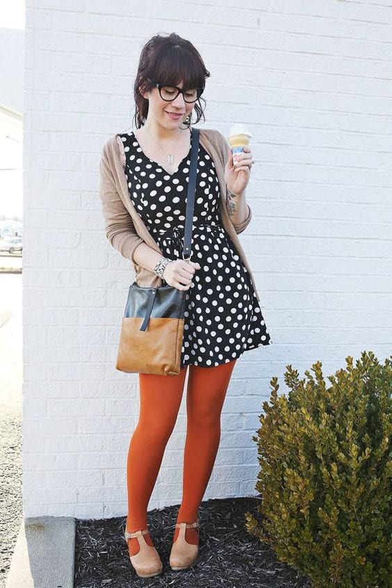 polka dot dress