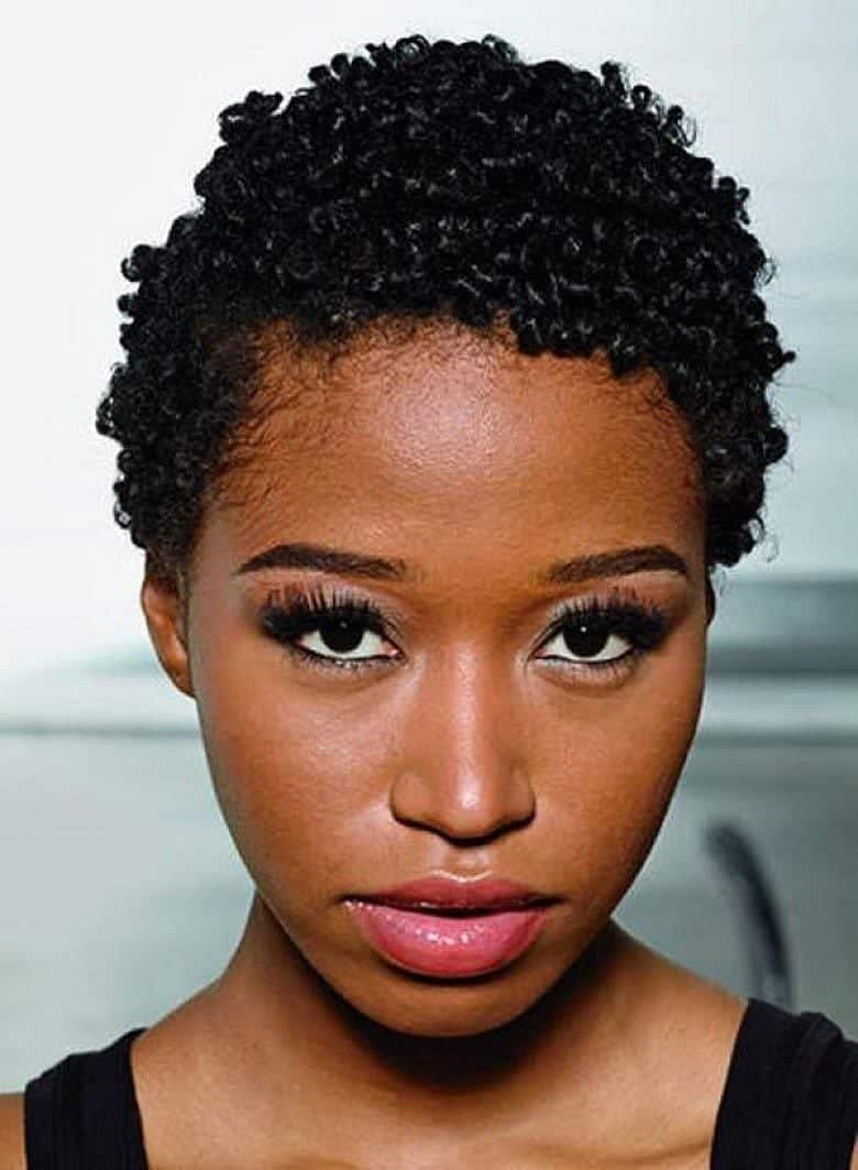 25 Cute Black Short Curly Hairstyles For Women These Days 